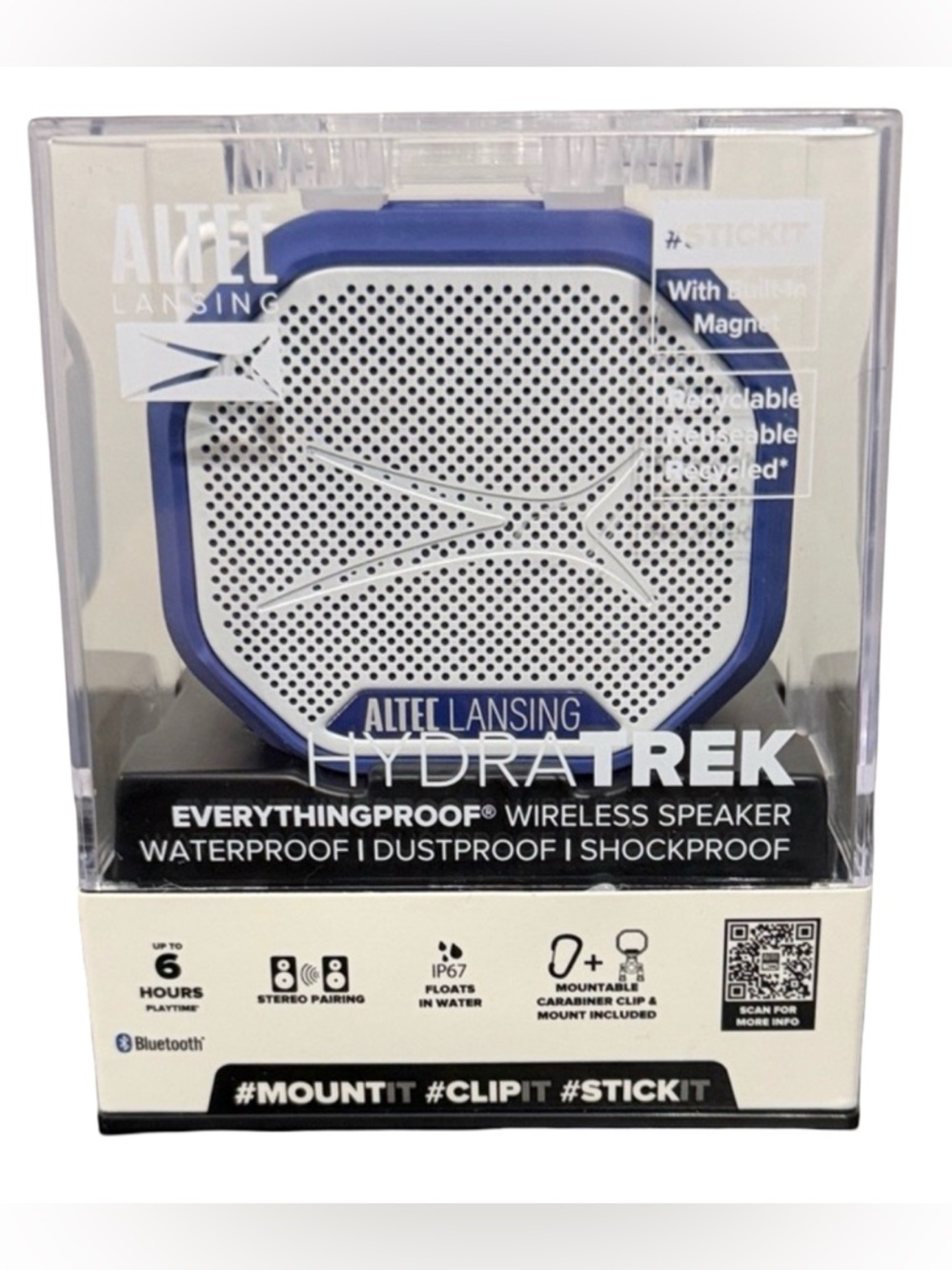 Altec Lansing HydraTrek Magnetic Bluetooth SPEAKER Waterproof 🎶
New in Packaging
